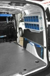 04_Cabinets of transparent containers in the Ford Connect