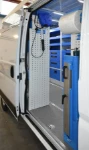 A fold-away vice bench for vans