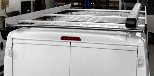 A Jumper roof rack with a pipe carrier