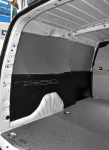 A marble-look plywood floor liner in the Berlingo