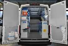 A mobile workshop in a 2014 Daily