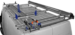 A roof rack on a Master