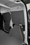 A wheel arch liner and wall liners on the right of the Dokker