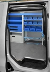 Drawers and shelves on the left of the Expert