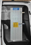 Plastic bins inside the Partner
