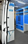 Racking on both sides of the Fiat Ducato