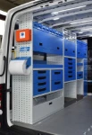 Racking on the left of the 2017 Crafter