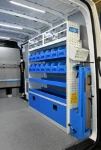 Racking on the right of the Volkswagen Crafter