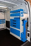 Racking with plastic containers Interstar