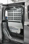 Raised wooden floor and transparent drawers in the Courier