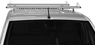 Roof bars with a low noise profile and load stops on the 2016 Citroen Jumpy