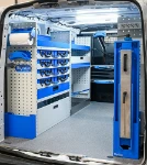 Scaffale Transporter con cassetto, valigette, ripiani, tasca e portarotolo