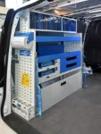 Shelves and drawers in the Mercedes Vito