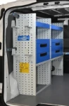 Shelves, drawers and a case compartment in the 2019 Vivaro