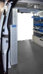 The Custom’s racking viewed from the side door