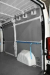 The Ducato’s cargo retaining straps