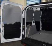 The Fiat Doblò’s lined interior