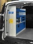 The NV250’s racking system with drawers and shelves