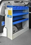 The racking inside the Ford Courier