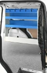 The racking on the left of the Ford Courier