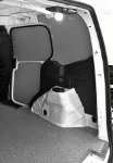 The right of the Courier, showing the bodywork liners