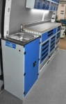 The sink in the Iveco Daily